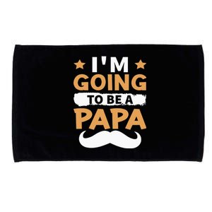 Going To Be Papa Again Soon To Be Daddy Husband Microfiber Hand Towel