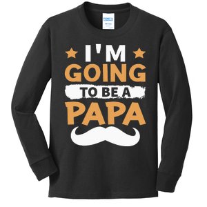 Going To Be Papa Again Soon To Be Daddy Husband Kids Long Sleeve Shirt