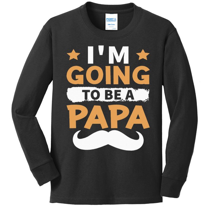 Going To Be Papa Again Soon To Be Daddy Husband Kids Long Sleeve Shirt