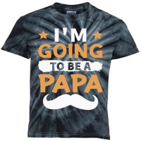 Going To Be Papa Again Soon To Be Daddy Husband Kids Tie-Dye T-Shirt