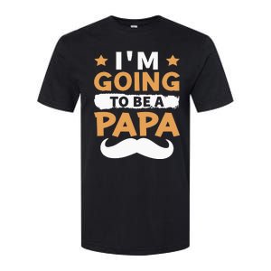 Going To Be Papa Again Soon To Be Daddy Husband Softstyle CVC T-Shirt