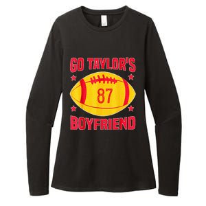 Go T.aylors Boyfriend Football Funny Go T.aylor's Boyfriend  Womens CVC Long Sleeve Shirt