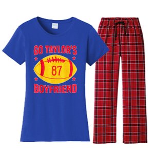 Go T.aylors Boyfriend Football Funny Go T.aylor's Boyfriend  Women's Flannel Pajama Set