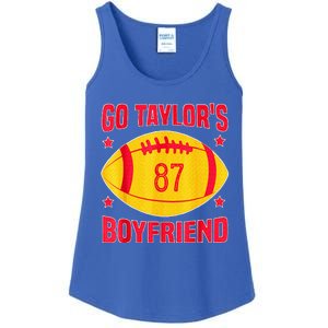 Go T.aylors Boyfriend Football Funny Go T.aylor's Boyfriend  Ladies Essential Tank