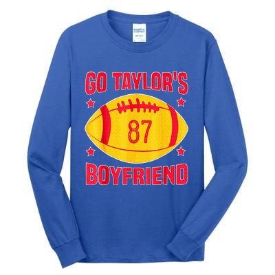 Go T.aylors Boyfriend Football Funny Go T.aylor's Boyfriend  Tall Long Sleeve T-Shirt