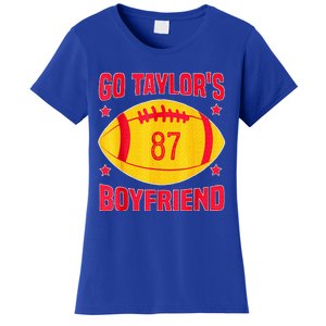 Go T.aylors Boyfriend Football Funny Go T.aylor's Boyfriend  Women's T-Shirt