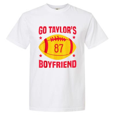 Go T.aylors Boyfriend Football Funny Go T.aylor's Boyfriend  Garment-Dyed Heavyweight T-Shirt