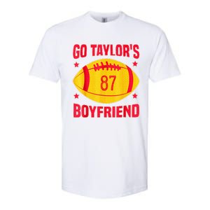 Go T.aylors Boyfriend Football Funny Go T.aylor's Boyfriend  Softstyle CVC T-Shirt