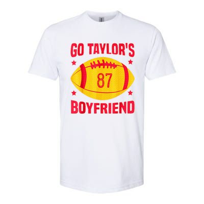 Go T.aylors Boyfriend Football Funny Go T.aylor's Boyfriend  Softstyle® CVC T-Shirt