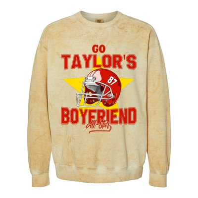 Go Taylors Boyfriend Colorblast Crewneck Sweatshirt