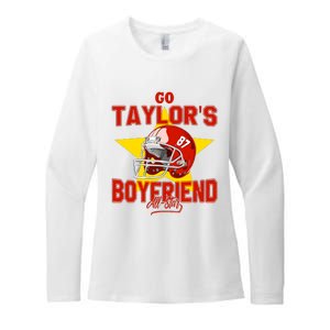 Go Taylors Boyfriend Womens CVC Long Sleeve Shirt