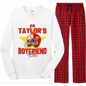 Go Taylors Boyfriend Long Sleeve Pajama Set