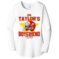 Go Taylors Boyfriend Women's Perfect Tri Tunic Long Sleeve Shirt