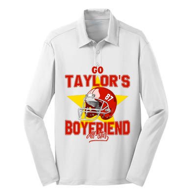 Go Taylors Boyfriend Silk Touch Performance Long Sleeve Polo