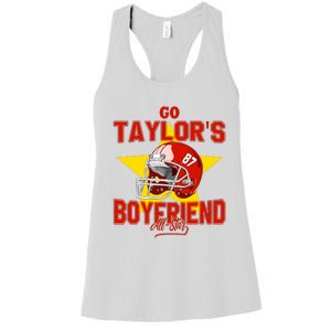 Go Taylors Boyfriend Women's Racerback Tank