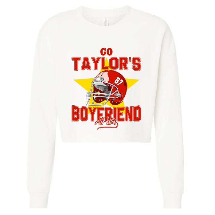 Go Taylors Boyfriend Cropped Pullover Crew