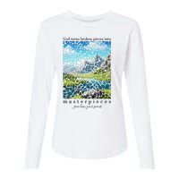 God Turn Broken Pieces Into Masterpieces Christian Bible Womens Cotton Relaxed Long Sleeve T-Shirt