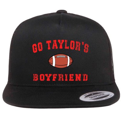 G.o T.ay.lor's Boyfriend  Football L.overs T.aylor Name Flatbill Hat