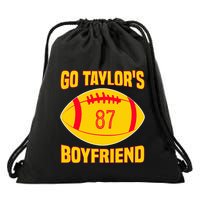Go Ta.ylors Boyfriend Football Funny Go T.aylor's Drawstring Bag