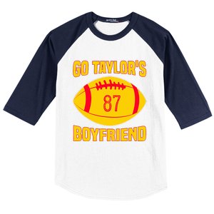 Go Ta.ylors Boyfriend Football Funny Go T.aylor's Baseball Sleeve Shirt