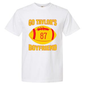 Go Ta.ylors Boyfriend Football Funny Go T.aylor's Garment-Dyed Heavyweight T-Shirt