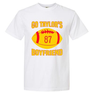 Go Ta.ylors Boyfriend Football Funny Go T.aylor's Garment-Dyed Heavyweight T-Shirt