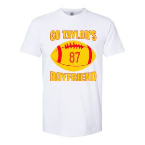 Go Ta.ylors Boyfriend Football Funny Go T.aylor's Softstyle CVC T-Shirt