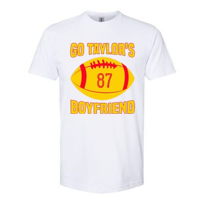 Go Ta.ylors Boyfriend Football Funny Go T.aylor's Softstyle® CVC T-Shirt