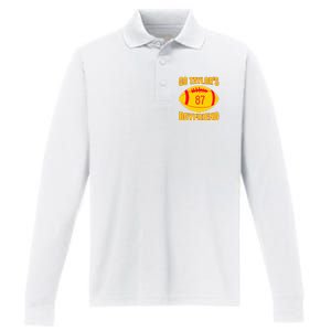 Go Ta.ylors Boyfriend Football Funny Go T.aylor's Performance Long Sleeve Polo