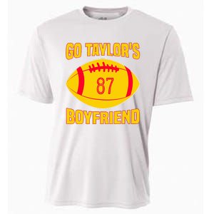 Go Ta.ylors Boyfriend Football Funny Go T.aylor's Cooling Performance Crew T-Shirt