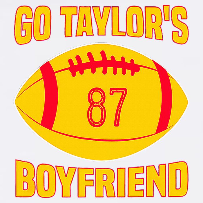 Go Ta.ylors Boyfriend Football Funny Go T.aylor's Flat Bill Trucker Hat