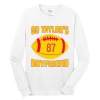 Go Ta.ylors Boyfriend Football Funny Go T.aylor's Tall Long Sleeve T-Shirt