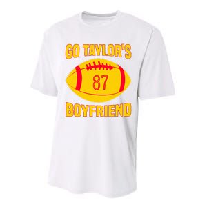 Go Ta.ylors Boyfriend Football Funny Go T.aylor's Performance Sprint T-Shirt