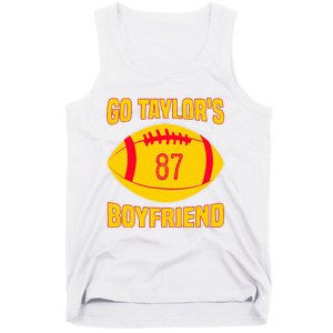 Go Ta.ylors Boyfriend Football Funny Go T.aylor's Tank Top