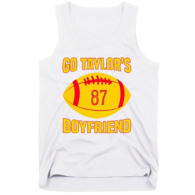 Go Ta.ylors Boyfriend Football Funny Go T.aylor's Tank Top