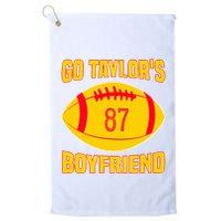 Go Ta.ylors Boyfriend Football Funny Go T.aylor's Golf Towel