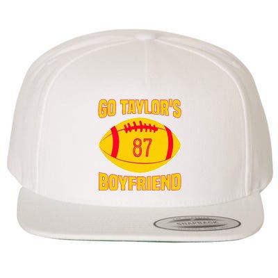 Go Ta.ylors Boyfriend Football Funny Go T.aylor's Wool Snapback Cap