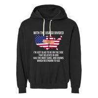 Glad To Be On The Side That Believes In God & Has Most Guns Garment-Dyed Fleece Hoodie