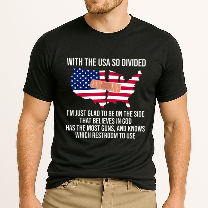 Glad To Be On The Side That Believes In God & Has Most Guns Performance Shirt