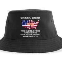 Glad To Be On The Side That Believes In God & Has Most Guns Sustainable Bucket Hat