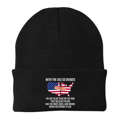 Glad To Be On The Side That Believes In God & Has Most Guns Beanie