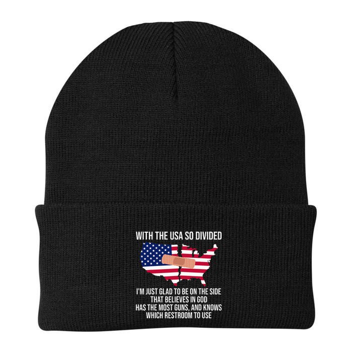 Glad To Be On The Side That Believes In God & Has Most Guns Beanie