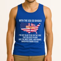 Glad To Be On The Side That Believes In God & Has Most Guns Tank Top
