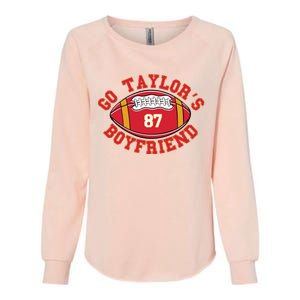 Go Taylors Boyfriend Football Womens California Wash Sweatshirt