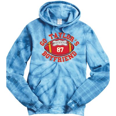 Go Taylors Boyfriend Football Tie Dye Hoodie