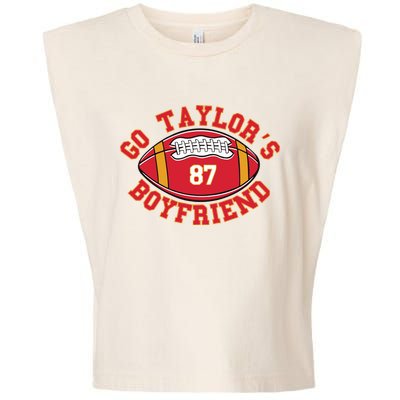 Go Taylors Boyfriend Football Garment-Dyed Women's Muscle Tee