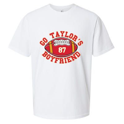 Go Taylors Boyfriend Football Sueded Cloud Jersey T-Shirt
