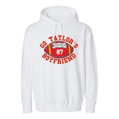 Go Taylors Boyfriend Football Garment-Dyed Fleece Hoodie