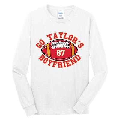 Go Taylors Boyfriend Football Tall Long Sleeve T-Shirt