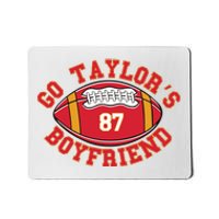 Go Taylors Boyfriend Football Mousepad